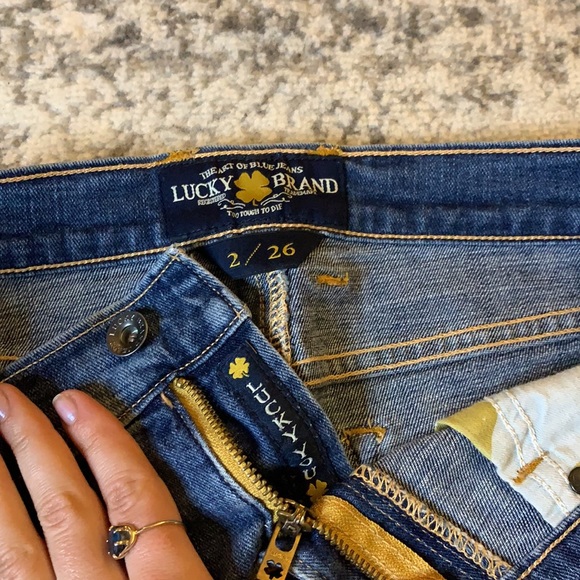 Lucky Brand Jean Mini Skirt - Picture 2 of 5